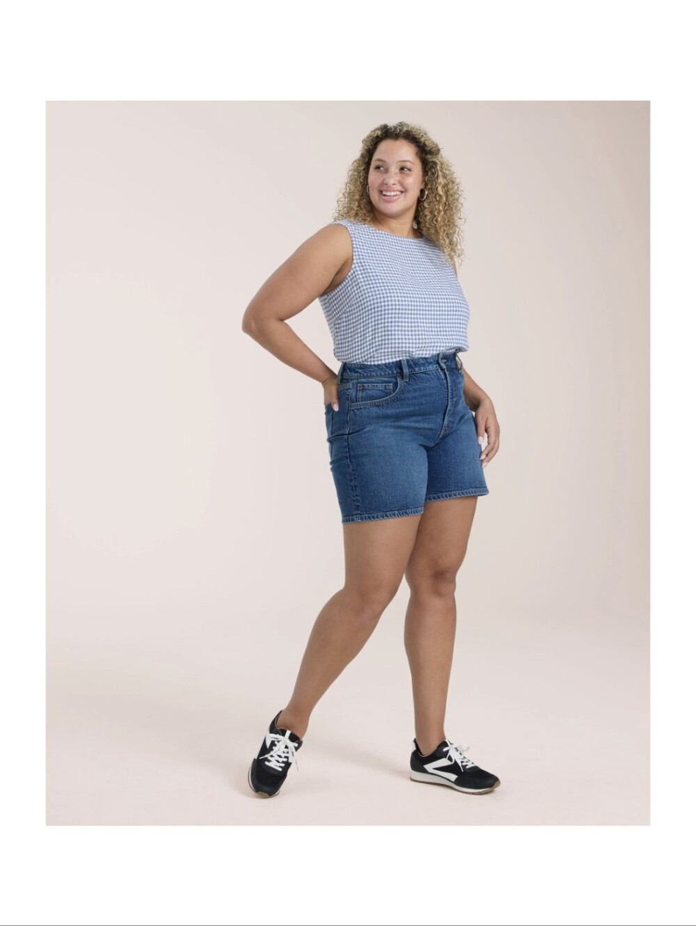 Denver Hayes High Rise Shorts.